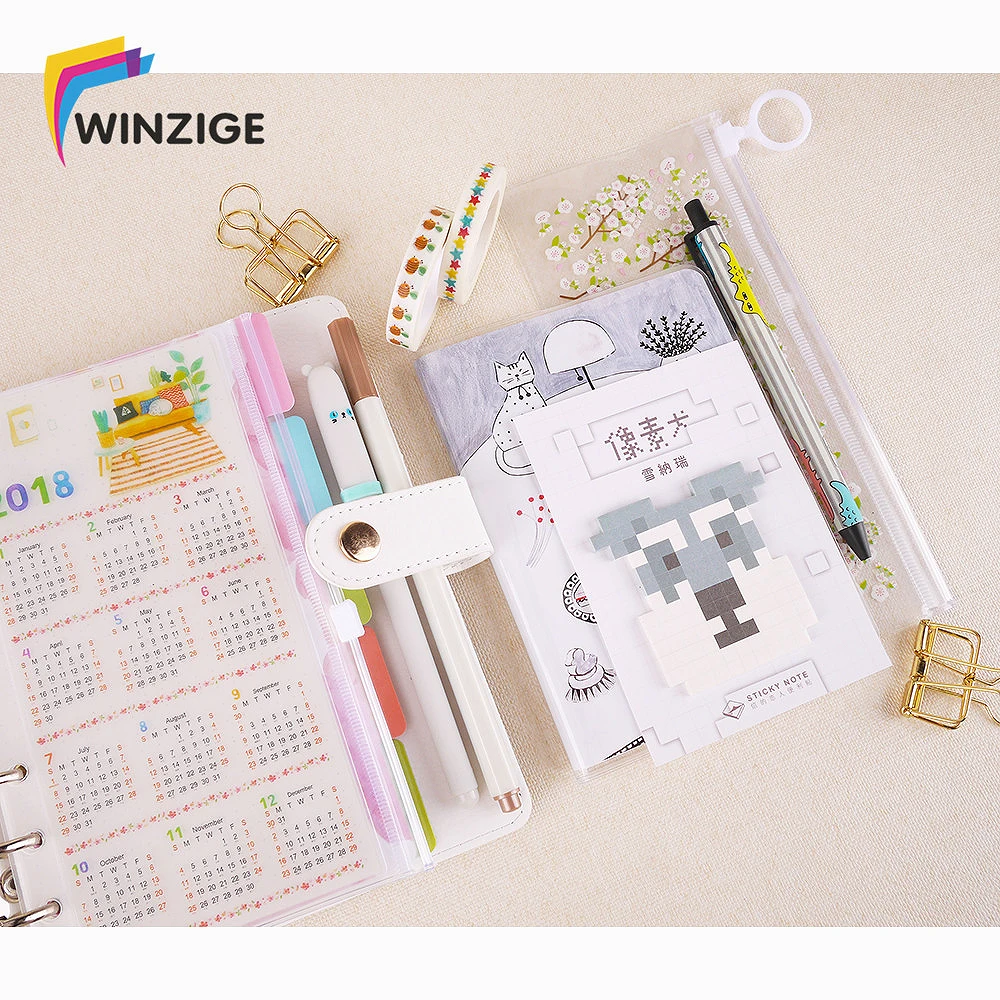 

Clear Marble Series Stationery Notebook Set Best Student Rewarding Gift Gel Pen Memo Pads Bookmarker Super Big Planner Suit