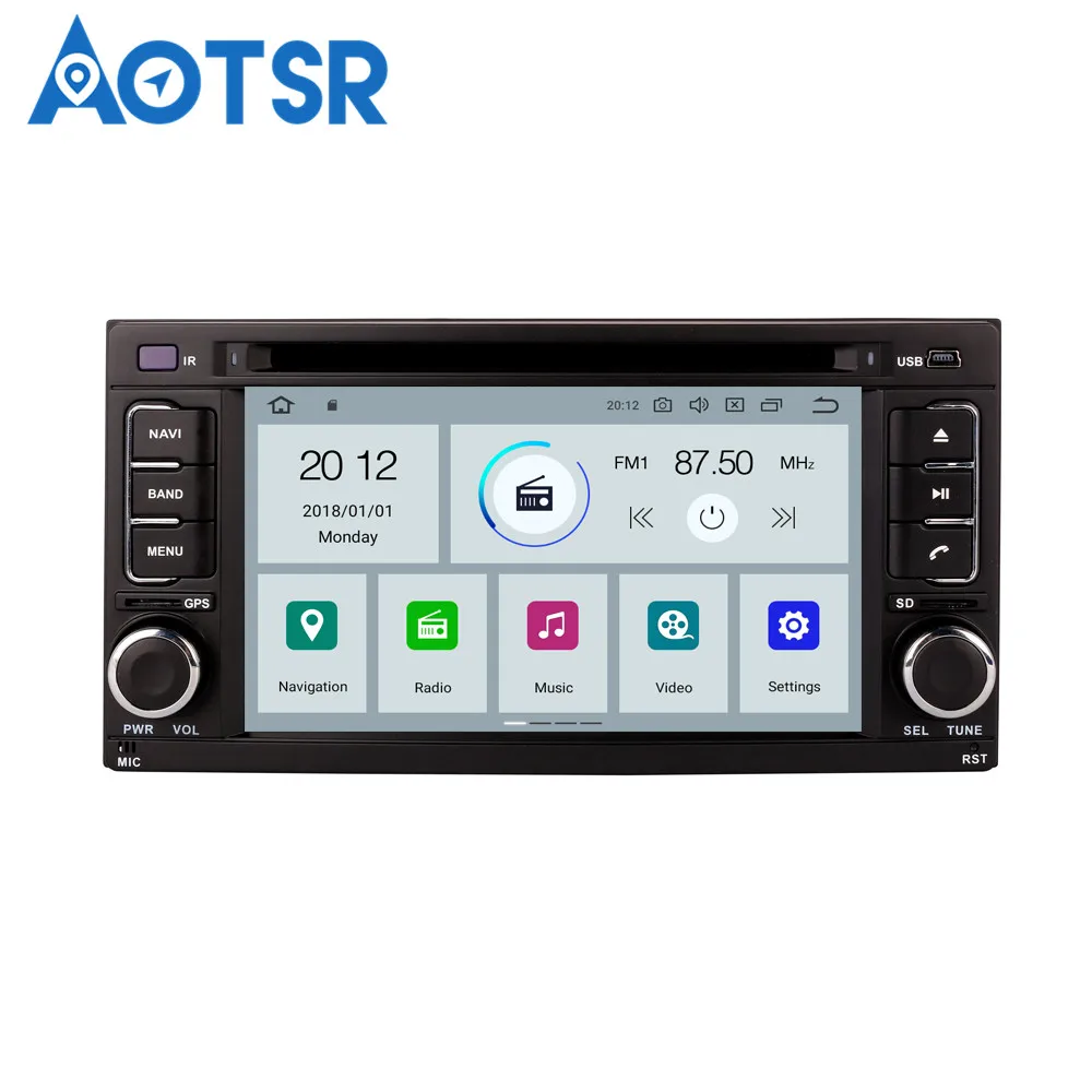 Автомобильный DVD проигрыватель CD с GPS навигацией Android 9 0 4 + 64 ГБ для Subaru Forester Impreza 2008
