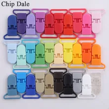 50/100 pcs 25mm Clips de Chupeta de Bebê Recém-nascidos de Plástico Manequim Clipe Bico Do Seguro Fivelas Clips Titular Da Chupeta Infantil DIY Fecho de Chupeta