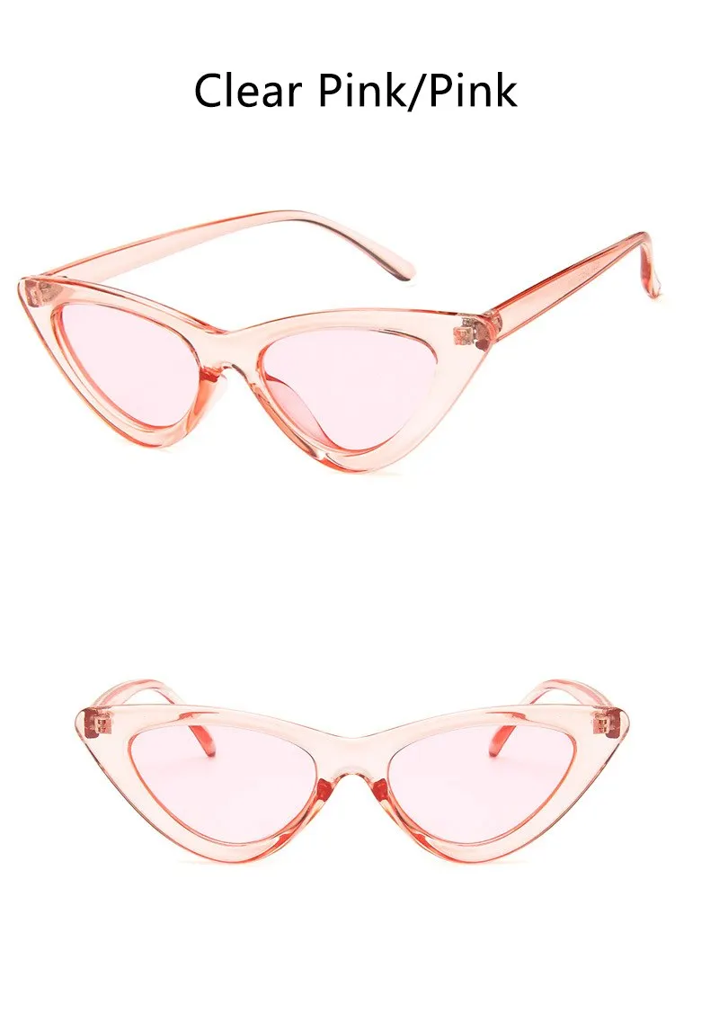 Женские модные солнцезащитные очки кошачий глаз, роскошные брендовые дизайнерские трендовые узкие треугольные очки, маленькие винтажные женские солнцезащитные очки