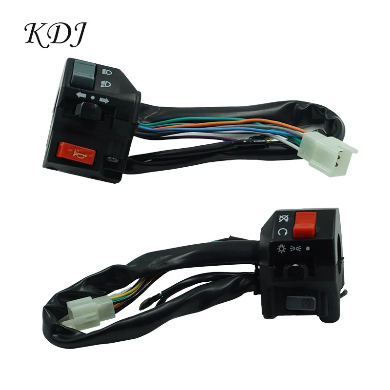 

Universal Multi-function Motorcycle Handlebar Control Switches Motocross ATV Off-road Dirt Pit Bike Scooter Motorbike Switch