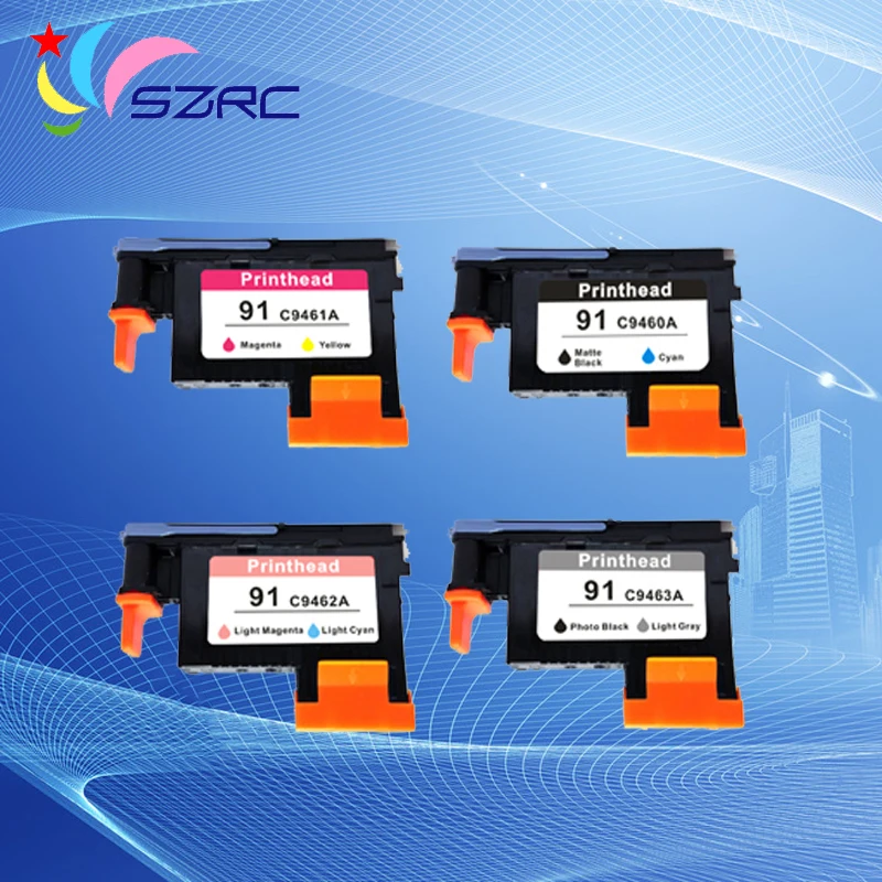 High quality C9460A C9461A C9462A C9463A Print Head Compatible For HP91 HP 91 Printhead Designjet Z6100 Z6100ps printer head afbeelding