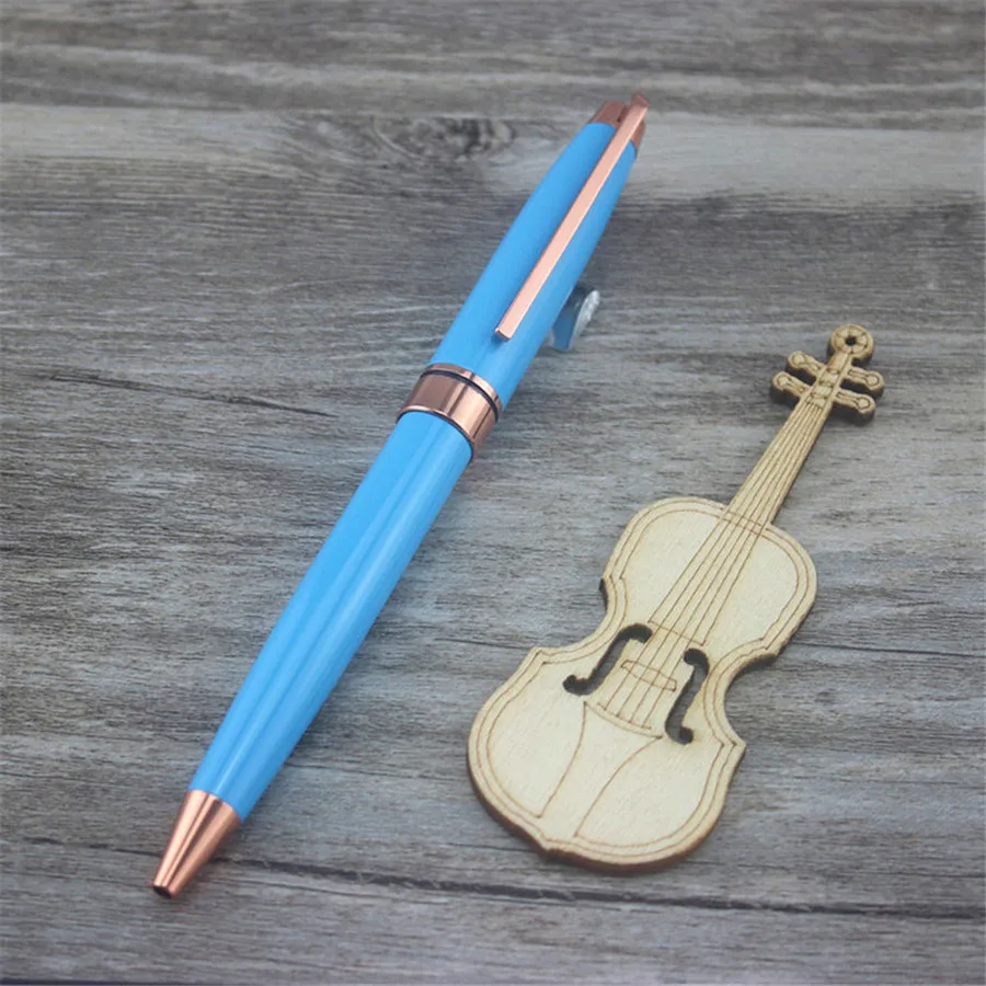 

blue MONTE MOUNT ballpoint Pen stainless steel School Office supplies roller ball pens business gift 022