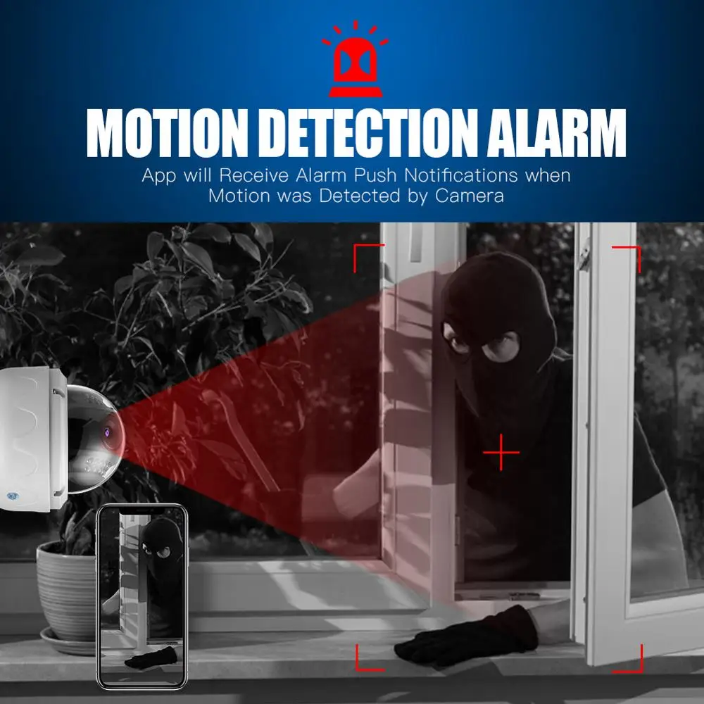  Wanscam K38 1080P Outdoor Rotatable PTZ Camera 2.0MP 4X Zoom Waterproof Wireless Surveillance IP Ca