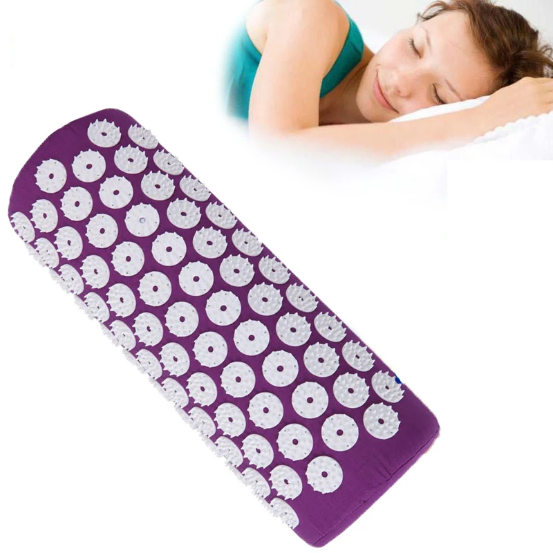 Healthy Head Massage Headache-relieve Pillow Massager Yoga Bed Pain Relieve Acupressure of Nails Acupressure Pillow for Head-5