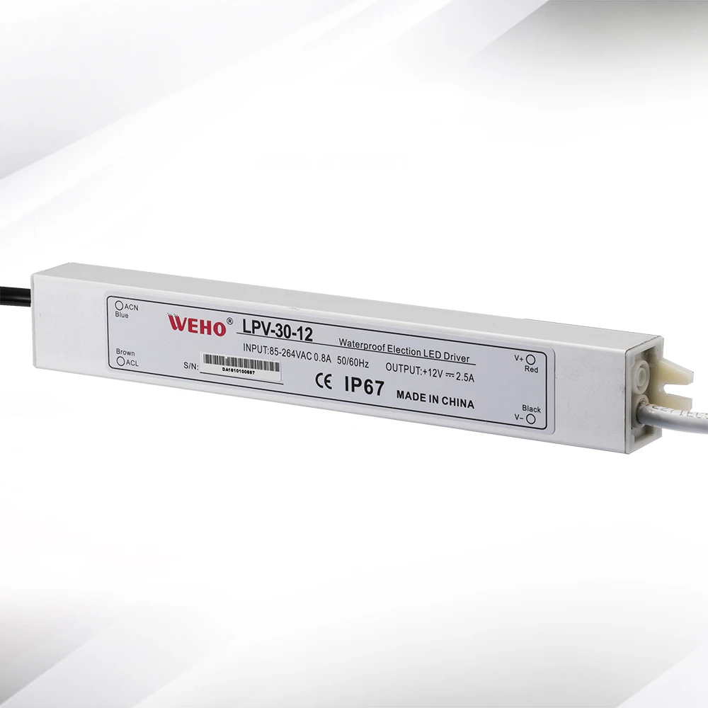 (LPV 30 12) IP67 постоянное напряжение переменного тока в постоянный ток Вт