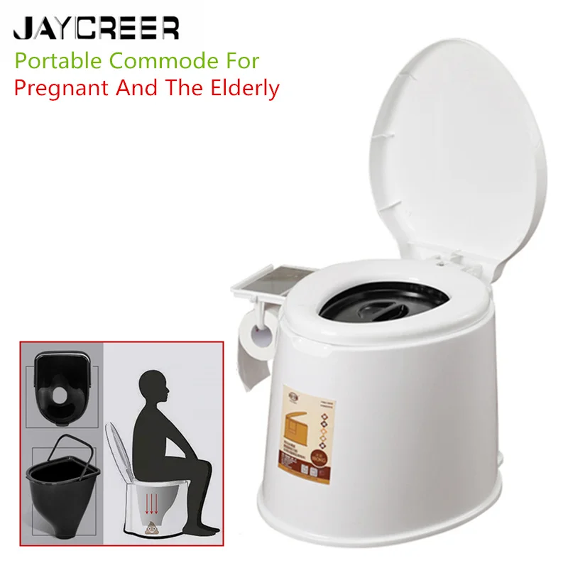 

JayCreer Drive Medical Bedside Commode Seat For Home Toilet Travel