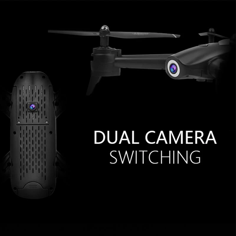 WI-FI FPV смартфон Управление S165 2 k двойной Камера оптического потока широкоугольный Камера отношение провести пульт дистанционного управления RC Quadcopter