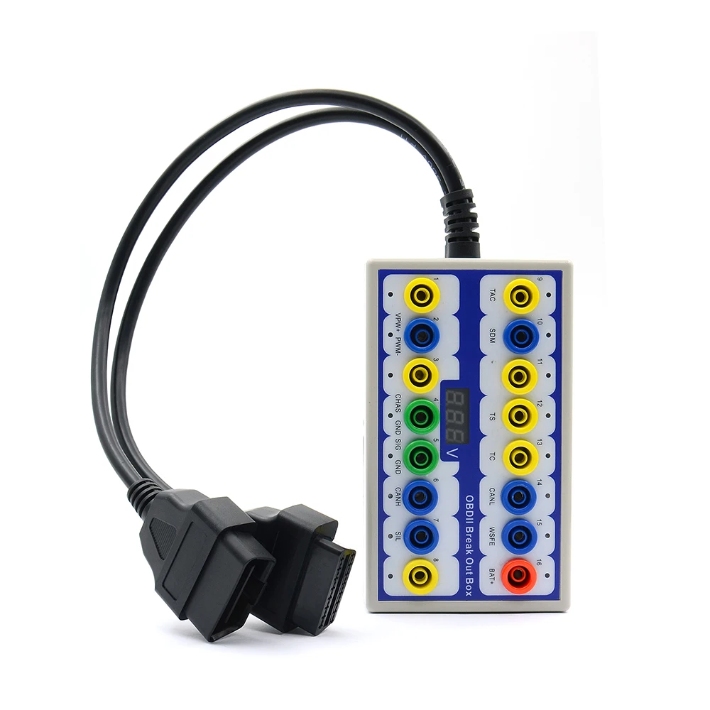 Протокол OBDII детектор OBD разбивающаяся коробка инструмент для пробоя OBD2