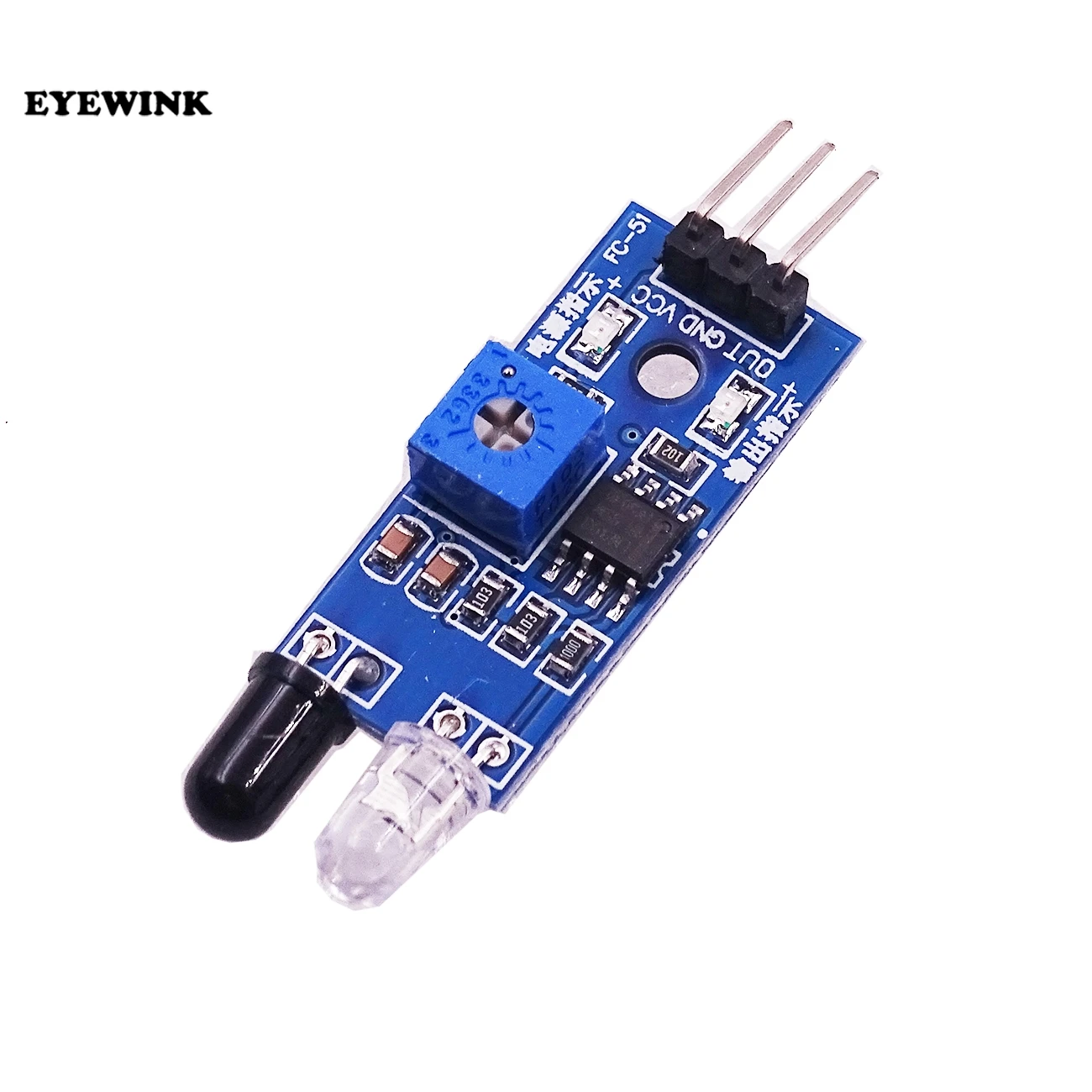 10pcs Car Obstacle avoidance Infrared Sensor module Reflective photoelectric