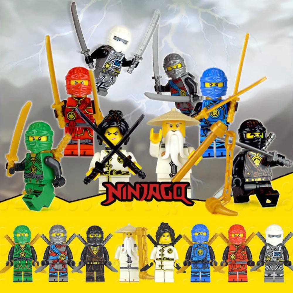 Garmadon набор мастер Wu строительные блоки NYA Hammer Ninjago с мотоцикл кирпичные фигурки