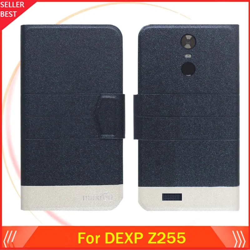 

5 Colors Hot!! DEXP Z255 Case Dedicated Ultra-thin Leather Exclusive Phone Cover Folio Book Card Slots Free Shipping