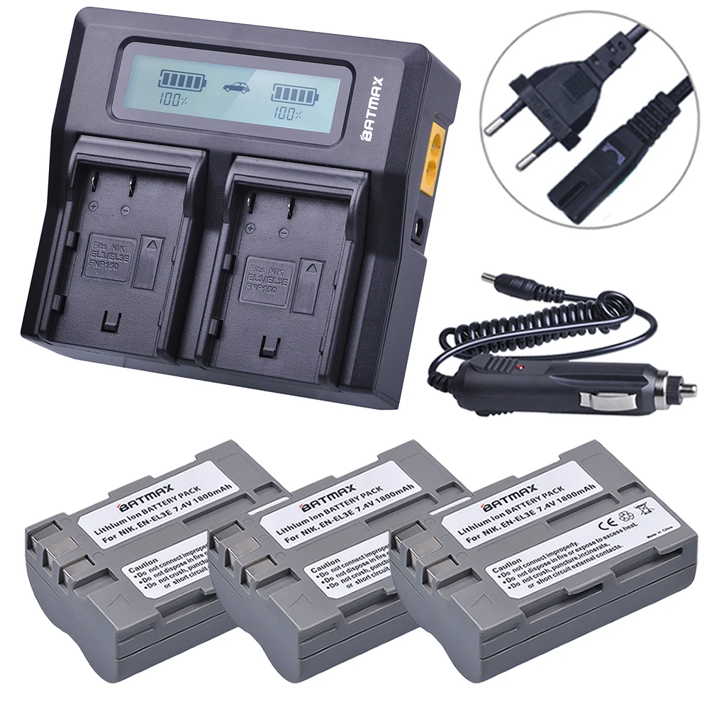Аккумулятор для Nikon ENEL3e D300 D100 D200 D700 D70S D80 D90 D50|Цифровые аккумуляторы| |