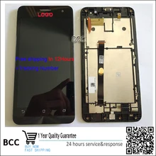 Tested LCD Screen display+touch sreen Digitizer Glass Lens Sensor Assembly+Bezel Frame For Asus Zenfone 5 A500CG A501CG+Tracking