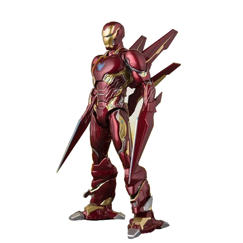 SHF Marvel MK50 Ironman Фигурки Мстителей BJD коллекционные игрушки 16 см