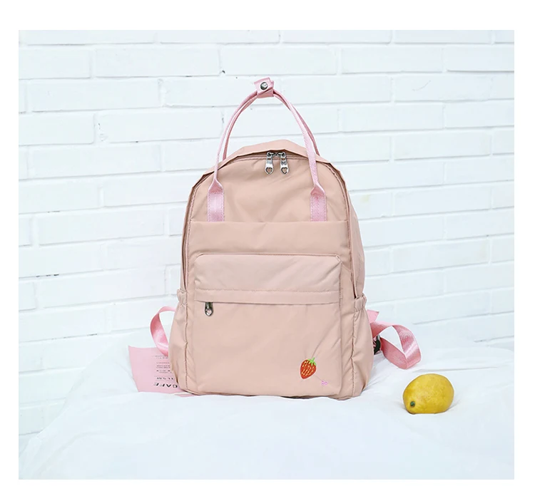 Menghuo 2018 New Preppy Style Fashion Embroidery Ladies Backpack Nylon High Quality Women School Shoulder Bag for Girls Youth2_22