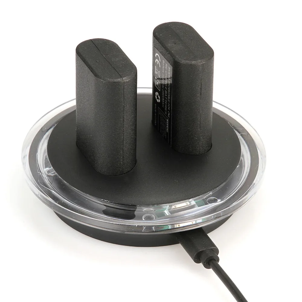 2 Pack 2800mAh Rechargeable Xbox One Battery + Dual Port Charging Dock