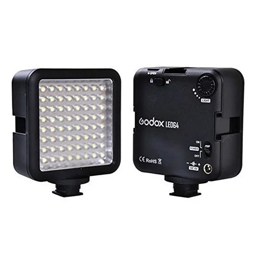 

Godox 64 LED Camera LED Panel light,Portable Dimmable Camera Camcorder Led Panel Video Lighting for DSLR Camera