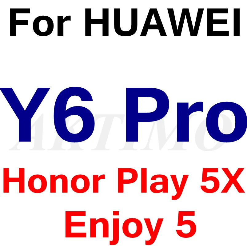 Y6 Pro 0,26 мм защита для экрана из закаленного стекла для HUAWEI Honor 5A LYO-L21 Y3 Y5 Y6 II 4C Pro P8 P9 P10 Lite Nova Young чехол - Цвет: Y6 Pro