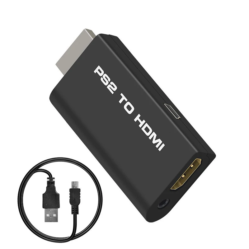 DZLST для PS2 HDMI адаптер PS2 к HDMI видео конвертер игровой плеер к HDMI разъем с 3,5 мм аудио для 480i 576i 480P HDTV