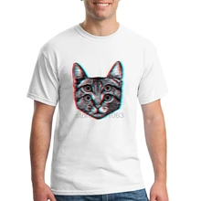 Men 3D Fantasy Four Eyes Short Sleeved Tees High Quality Round Collar Custom Shirts Men Tshirt Tops Camisetas