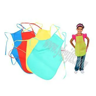 

4PCS/LOT,Non-woven fabrics children's apron, Kitchen apron,Paint apron,Baby pinafore Drawing supplies,Art tool,4 color, 48x33cm.