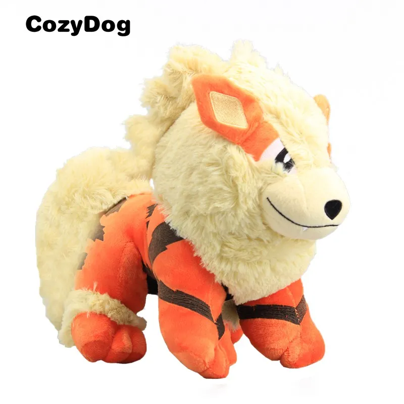 Аниме Мультяшные фигурки Arcanine 13 дюймов плюшевая игрушка кукла мягкие пушистые