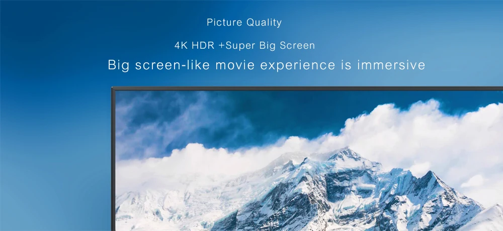 Xiaomi Smart tv 4 75 дюймов беспроводной Ультратонкий корпус интеллектуальный пульт дистанционного управления 4K HDR 2 ГБ+ 32 ГБ Dolby+ DTS