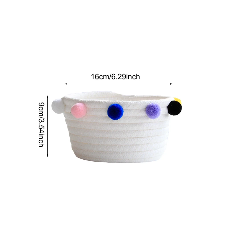 Складные корзины для хранения с хлопковой нитью, круглая ткань для одежды, детские игрушки, органайзер для мелочей, корзина для живота, аксессуары и принадлежности для дома