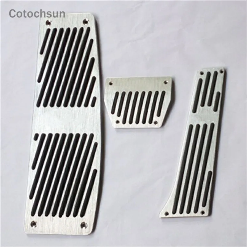 Car styling Aluminium Alloy FootRest Gas Brake Pedal cover Case For BMW