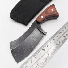 Fixed Blade Tactical Knife 440C Blade Wood Handle Survival Knife Camping Survival Utility Gift Knives Hunting EDC Tool цена Fixed Blade Tactical Knife 440C Blade Wood Handle Survival Knife Camping Survival Utility Gift Knives Hunting EDC Tool цены онлайн
