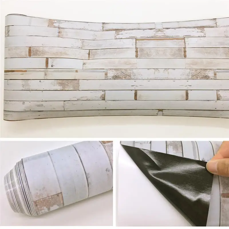Floor Sticker Imitation Wood Self-adhesive Waterproof Tile Bathroom Decoration Wallpaper DIY Kitchen Wall Stickers 20*300CM#3 Floor Sticker Imitation Wood Self-adhesive Waterproof Tile Bathroom Decoration Wallpaper DIY Kitchen Wall Stickers 20*300CM#3