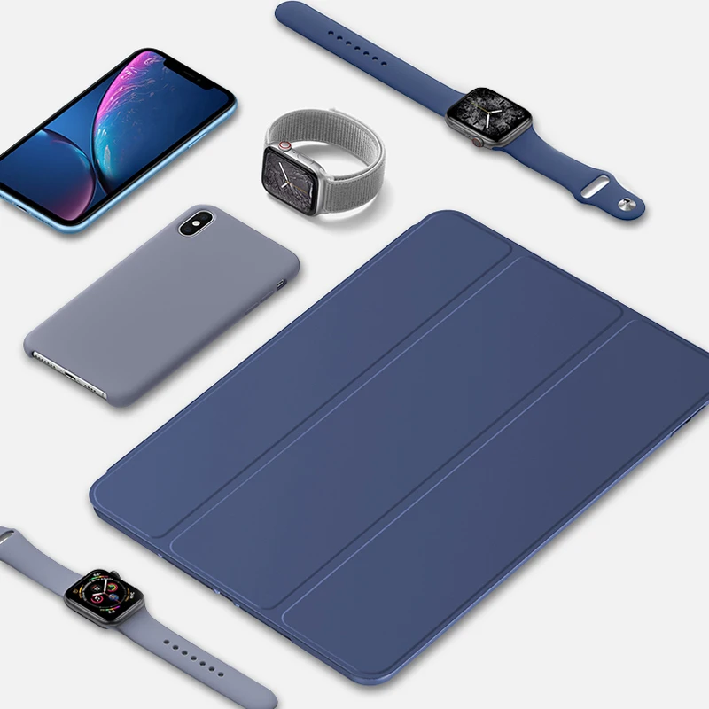 For iPad MiNi 5 Case 2018 Silicone Soft Back with Auto SleepWake Up PU Leather Smart Cover For iPad MiNi 5 Case (10)