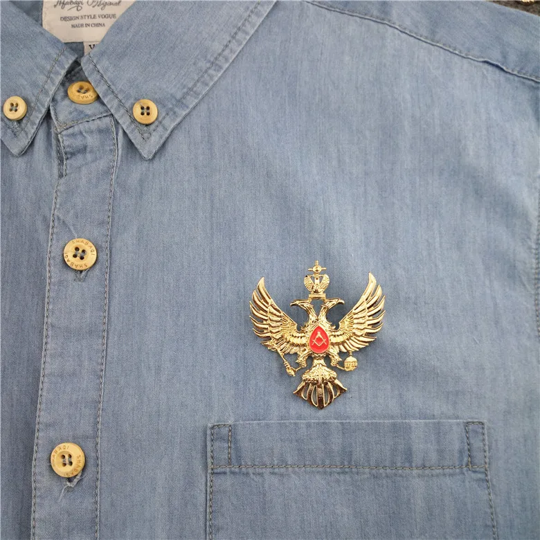 Русский масонский значок, двуглавый орел нагрудник