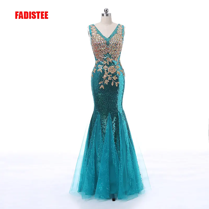 

New arrival gorgeous prom dresses sequins dresses formal party dresses vestidos de festa dress style see through back