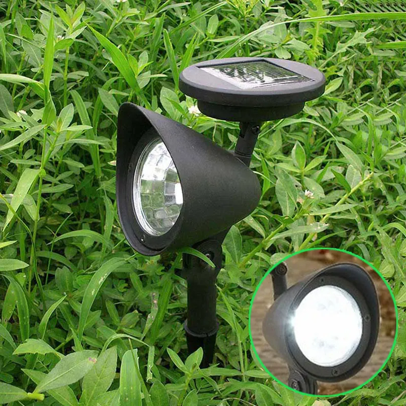 Solar LED Outdoor Garden Light 3 LEDs Ultra Bright Rechargeable