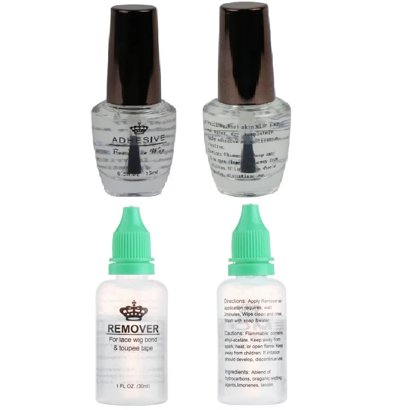 Handled by AliExpress 2 pcs 0.5 OZ/ 15ml Adhesive Glue for Lace Wig & 2