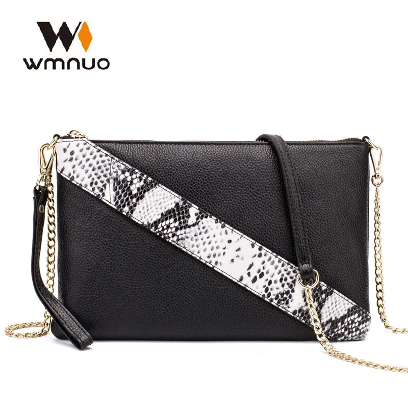 

Wmnuo Women Handbag Women Messenger Bag Crossbody Shoulder Bag Cow Leather Lady Evening Bag Fashion Women Clutch Wallet Purse