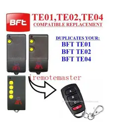 Фиксированный код 433.92 МГЦ для BFT TE01, TE02, TE04 замена дистанционного управления высокое качество