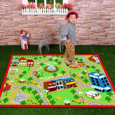 

WINLIFE Designer Runway Kids Rug, express it in Cartoon Children Carpet, the Carpet of green city 150cm*200cm