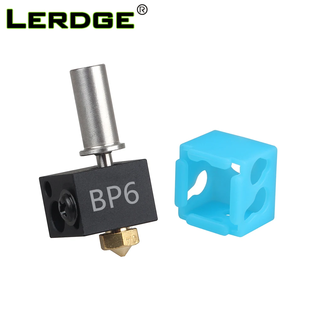 LERDGE 3D-принтер BP6 Hotend j-головка части 0,4 мм 1,75 мм Насадка высокая температура и низкая температура Замена V6 аксессуары экструдер комплект