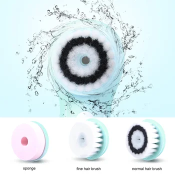 

Three-in-one wash brush electric facial massager wash meter charging waterproof deep cleansing pore cleansing instrument