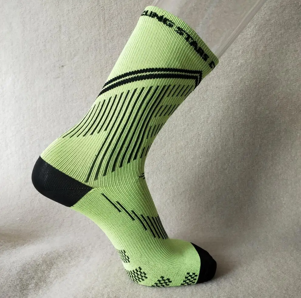 Новые уличные спортивные в стиле унисекс велосипедные носки мужские сжатые велосипедные носки дорожные велосипедные носки для бега