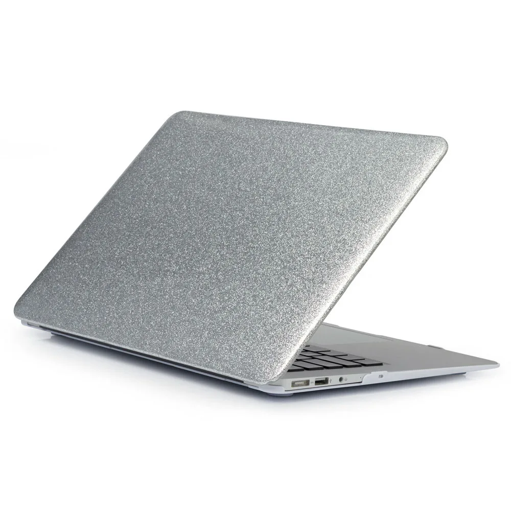 Redlai чехол для ноутбука Macbook Air 13 A1466 Pro retina 13,3 15,4 A1502 оболочки тачскриновый планшетный компьютер бар A1706 A1708 A1707 сияющий блеск чехол для ноутбука - Цвет: Shine Silver