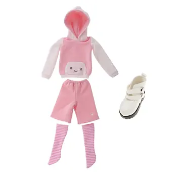 

Girl Doll Clothes Hoodie Top Pants Socks Shoes Outfit Clothing for 1/3 1/4 BJD SD Doll Accessories Decoration Kids Toys Gift