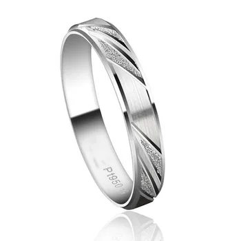 

2.5 GRAM PT950 Engagement Couple Ring For Women Promise Ring Fine Jewelry Wedding Jewelry Valentine's day Gift Fast shippoing