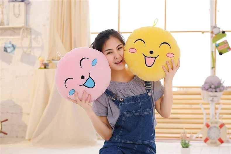 Cheio de Animais Boneca de Pelúcia Criativo Glowing Sorriso Travesseiro Almofada Brilhante Iluminação Kawaii Apaziguar Bebê Brinquedos Luminosos c 33cm 2 High Quality Brinquedos e hobbies