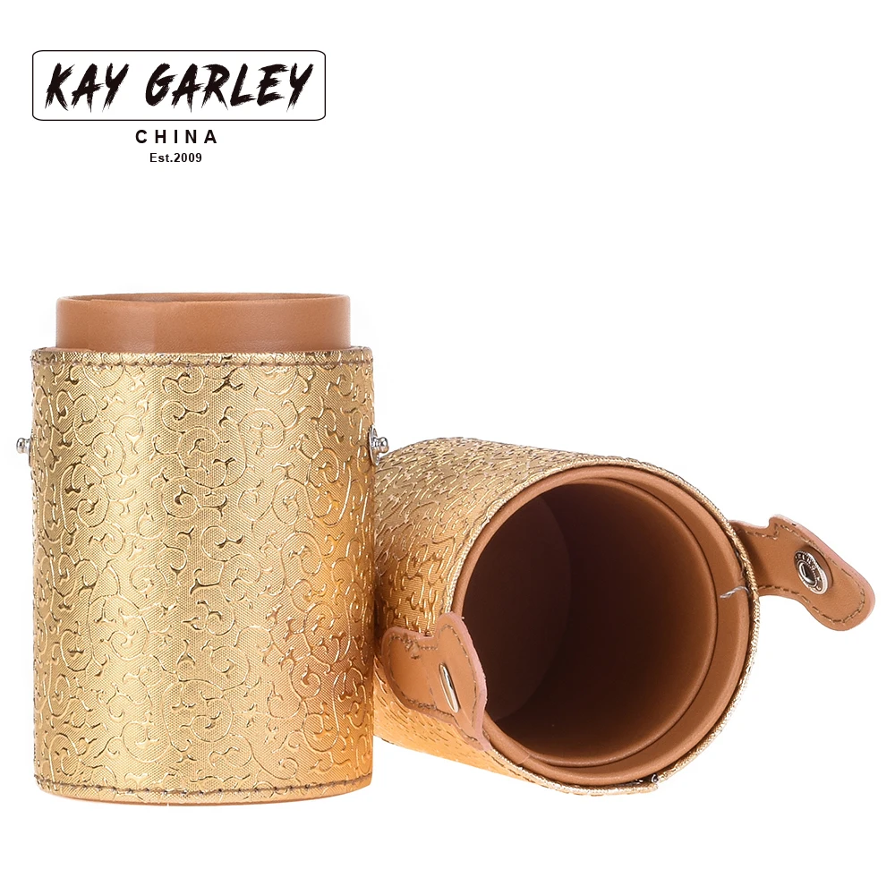 

KAY GARLEY Pu Leather Holder Makeup Brushes Organizer Cosmetic Holder Make up Tools Storage Box