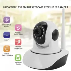 HR06 Беспроводной Smart веб-камера 720 P HD IP Камера ИК ночного безопасности Wi-Fi купол монитор 3,6 мм объектив Главная аудио Регистраторы ЕС Plug