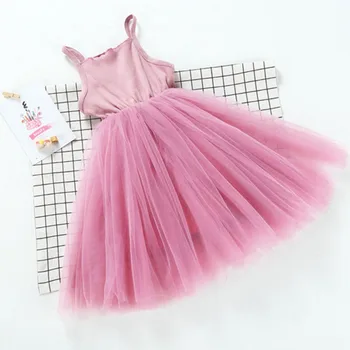 

Girls Summer Style Dresses Kids Soft Gauze Dress For Baby Girl Princess Holiday Beach Dress Casual Toddler Girl Ball Gown Dress